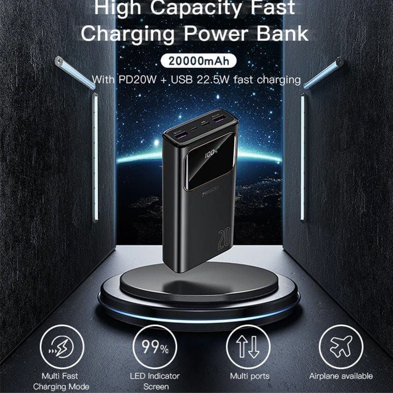 Yesido 20000mAh Power Bank - Image 3