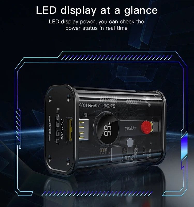 Yesido 10000mAh Power Bank - Image 5