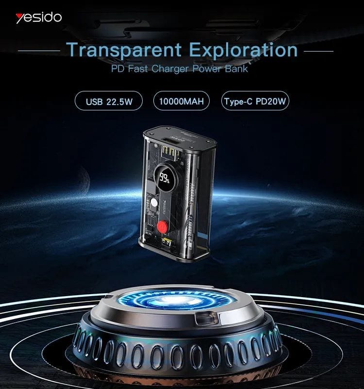 Yesido 10000mAh Power Bank - Image 4