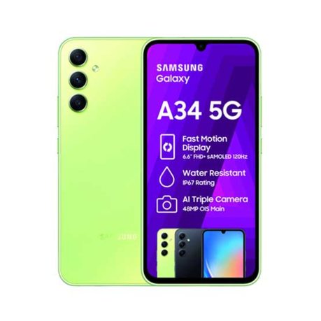 Samsung A34 128GB Awesome Lime (Best)